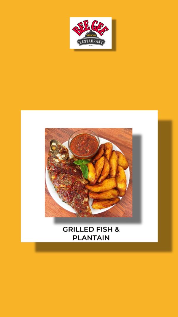 Grilled Fish and Plantain