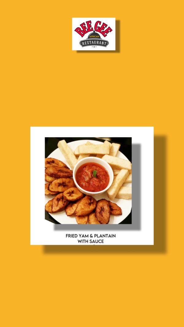 Fried Yam and Plantain